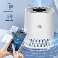 PJ06 pembersih udara multifungsi, Portabel multifungsi rumah kamar tidur desktop sentuhan besar wifi filter pintar