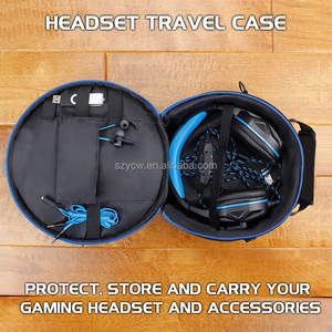 Étui de rangement robuste pour casque d'écoute pour l'équitation <span class=keywords><strong>Voyage</strong></span> Sac étanche pour casque d'écoute pour un rangement sécurisé et un <span class=keywords><strong>transport</strong></span> facile - Product Image 2