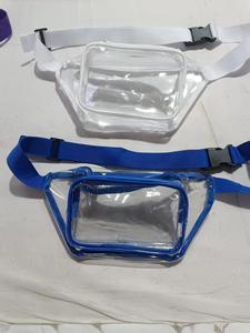 Vente chaude Transparent PVC unisexe taille sac Sports de plein air course bandoulière voyage étanche fermeture à glissière moraillon fermeture - Product Image 5