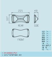 084C-Prise de phase de haut-parleur composant d'accessoires de réseau de ligne de 8 pouces