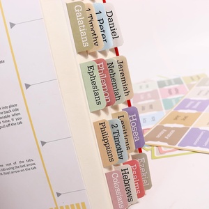 Marcadores de Biblia Laminados, Marcadores en Blanco para Mujeres y Hombres, Marcadores de Biblia para Estudio, Flores, Corazón, Tierra, Antiguo y Nuevo Testamento - Product Image 4