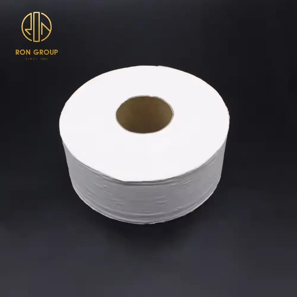 Pas cher Chine vente en gros fabricants stockage de papier personnalisé papier toilette 100% pâte de bois vierge blanc jumbo rouleau papier toilette