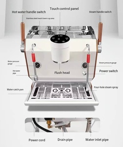 Cafetera Profesional Inteligente Programable para Espresso, Uso Doméstico, Hotelero y Comercial, Semi-Automática - Product Image 1