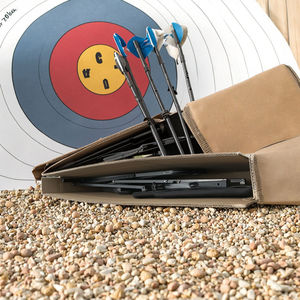 Sedia Pieghevole Imbottita in Ferro per Tiro con l'Arco, Panca da Tiro, Accessori per Attrezzatura da Caccia Nera - Product Image 3