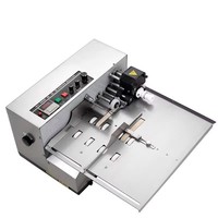 Codeur de date à rouleau d'encre chaude TEBAK MY380, machine d'impression semi-automatique stable pour numérotation de lots sur autocollants en papier