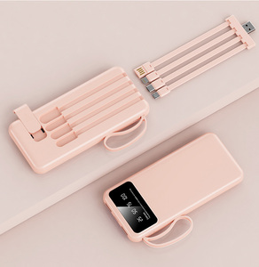 Xinrunjin ที่ชาร์จแบบพกพาได้โลโก้ออกแบบได้ตามต้องการพาวเวอร์แบงค์แสดงผลดิจิตอลแบบ C สำหรับเป็นของขวัญขององค์กรโปรโมชั่นแบรนด์ - Product Image 5