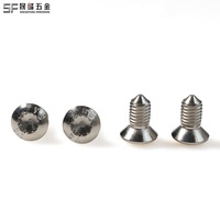 Vis de machine à tête fraisée Torx avec pointe cannelée SUS Inox V2A DIN EN ISO14584, vis à douille hexagonale double 12 points
