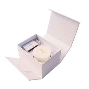 Caja de Regalo para Velas Personalizada con Cierre Magnético, Cartón Rígido para Marca de Velas de Lujo OEM - Product Image 1