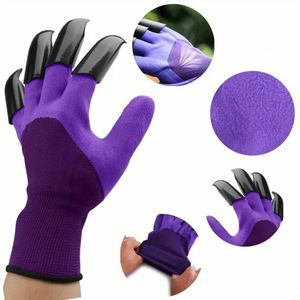 Gants de jardin pour femmes avec griffes, en mousse de latex, résistants aux épines, imperméables, avec logo personnalisé imprimé à l'écran - Product Image 2