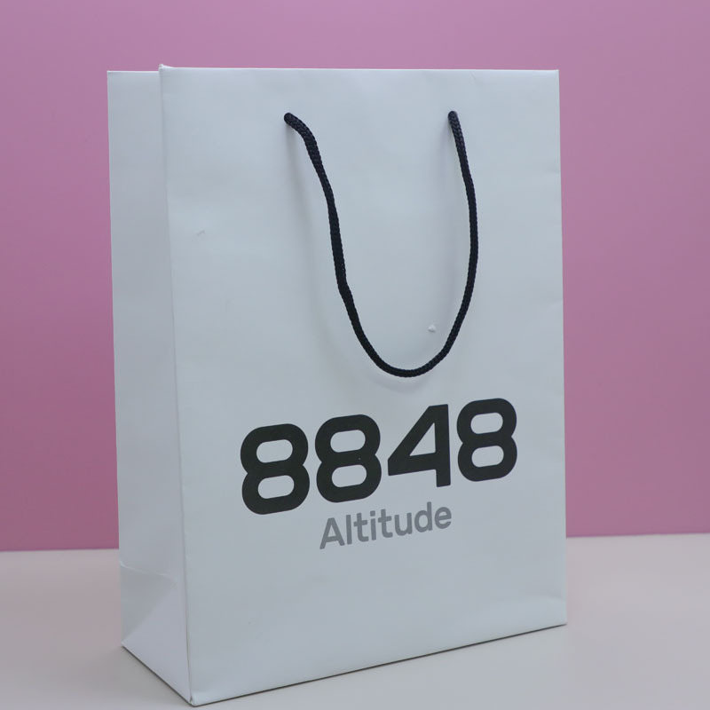 Sac en papier blanc