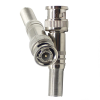 Vente en gros d'accessoires de vidéosurveillance Vis à souder intelligente mâle femelle RG59 Câbles vidéo Noyau de cuivre Conector Caméra BNC Connecteur CCTV