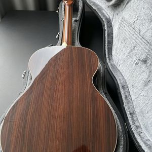 Guitare acoustique de 40 pouces avec table en épicéa massif, dos et flancs brillants, guitare acoustique de haute qualité - Product Image 3