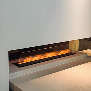 Chimenea de Bioetanol Inteligente, Moderna y Ecológica, de Estilo Lineal, con Control Remoto, <span class=keywords><strong>para</strong></span> Apartamentos, Salas de Estar y Cocinas - Product Image 1