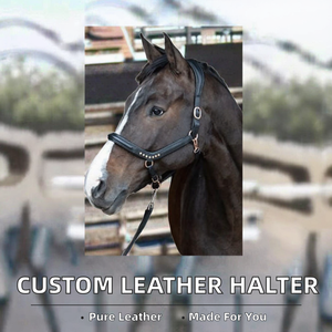 Collar de Cuero para Caballo con Cabeza de Caballo Inglesa, Fabricación Personalizada al por Mayor de Fanfaree Factory, para Accesorios de Equitación - Product Image 2