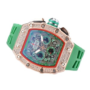 Mode Diamant Ingelegd Luxe Multifunctionele Quartz Herenhorloge Merk Onola Barrel Waterdicht Horloge Fabriek Groothandel - Product Image 1