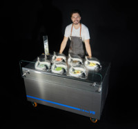 Machine à glace artisanale Galaxy Pro V6 Six Pots MILES Tout-en-un Bar avant Vente chaude Machine à glace dure Machine à glace artisanale commerciale Gelato