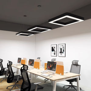 Lampada a Sospensione Industriale Moderna Minimalista in Ferro Battuto LED Quadrata per Ufficio Protezione Occhi Dimmerabile - Product Image 4