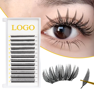 Bán buôn xu hướng mới 3D in gai Fluffy lông phong cách PREMADE Anime lông mi mở rộng mềm truyện tranh Spire lông mi - Product Image 1