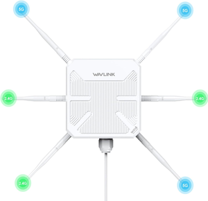 ตั้งเวลาบูตเฟิร์มแวร์ OTA อุปกรณ์กระจายสัญญาณ WiFi 6 สำหรับภายนอกอาคาร Wavlink WN588HX3 AX3000 ระบบบำรุงรักษาอัตโนมัติ PoE IP67 - Product Image 3