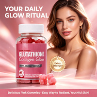 LUVVITA OEM Gummies éclaircissants pour la peau de haute qualité, L-Glutathion Collagène pour la santé et la beauté des femmes