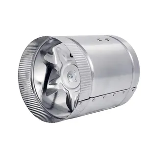 Factory Custom 8 Inch Exhaust Fan Hydroponic Indoor Straight Row Pipe Ventilation Fan