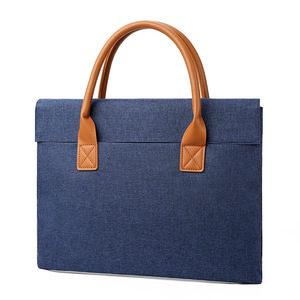 Wholesale Business Oxford Canvas Tote Document <b>File</b> Training Handbag Customized Closure Laptop Go Bag <b>Organizer</b> Lock Waterproof - Product Image 6