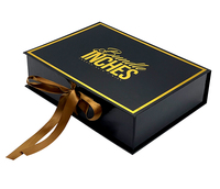 Boîte-cadeau de perruque de Logo personnalisé de luxe avec doublure en satin paquets de cheveux humains Extension emballage boîte de beauté en carton pour vêtements