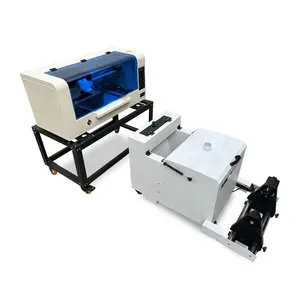 All in one 35 60cm DTF Printing Machine for Clothes Hoodies Denim Bags Coat T-shirts Stickers DTF Printer