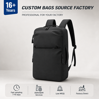 Sac à dos personnalisé en usine avec compartiment de séparation humide/sec et compartiment à chaussures indépendant pour les voyages courts unisexes