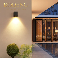 Projecteurs muraux LED solaires étanches IP65 pour extérieur, jardin, villa, enseignes murales, éclairage de devanture de magasin, garantie 8 ans
