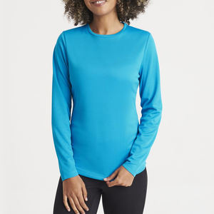 T-shirts personnalisés à manches longues pour femmes Imprimer Tissu doux et confortable Design élégant pour des vêtements décontractés Marque Couleurs personnalisées Tailles - Product Image 5