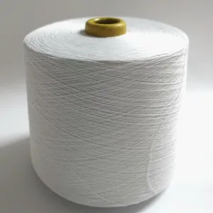 靴下編み用100% ポリエステル紡績糸21/1ドープ染め白
