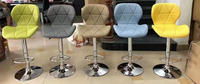 Tabourets de bar de luxe pour îlot de cuisine, chaises de bar à petit-déjeuner confortables en PU, tabourets de bar haut de gamme pour restaurant, mobilier de bar