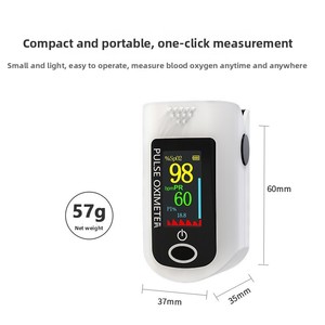 Oxymètre de pouls portable médical pour usage domestique, oxymètre de <span class=keywords><strong>doigt</strong></span> intelligent, détecteur de pouls, affichage numérique, moniteur de pouls au <span class=keywords><strong>doigt</strong></span> - Product Image 3