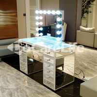 Docarelife maison Hollywood meubles coiffeuse avec miroir de maquillage miroir éclairé