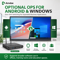 Pantalla Táctil para Videoconferencias y Enseñanza, Pizarra Inteligente Digital de 75 y 86 Pulgadas, Pizarra Interactiva