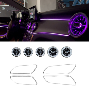 Éclairage d'ambiance intérieur pour voiture Air Vent Symphony, éclairage d'atmosphère pour Mercedes-Benz GLA (W156) / CLA (W117) / Classe A (W173) / Classe B (W2) - Product Image 1