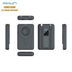 Custom Gift Set Wireless Power Banks with Magnet OEM Logo PD Fast Charging Powerbank for Promotion