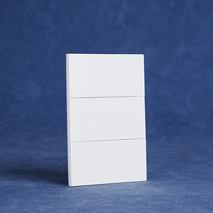 Wall Switch 3 Gang 1 Way South American Standard Switch 3 <strong>Electrical</strong> On/off Switches flames retardant PC - Product Image 3