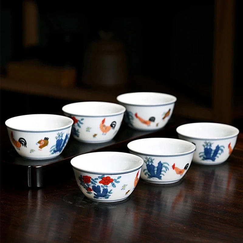 ถ้วยไก่อบ - ขนาดเล็ก - แพ็ค 6 ใบ