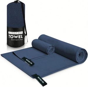 Toalla de Playa Plegable de Microfibra Extra Grande, Portátil, de Secado Rápido, Antiarena, para Golf y Yoga, Sublimable - Product Image 5