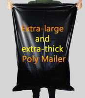 Enveloppes en polyéthylène extra larges imprimées sur mesure, résistantes aux déchirures, auto-adhésives, pour l'expédition de vêtements, de textiles de maison, vente en gros