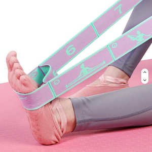 Banda elástica segmentada con estampado de macaron, <span class=keywords><strong>8</strong></span> bucles, con números digitales, para yoga, resistencia, ballet y entrenamiento de gimnasia. - Product Image 3