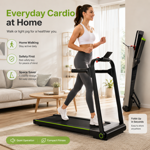 <span class=keywords><strong>Caminadora</strong></span> Plegable Automática K-FIT GSTB-4500, 14 km/h, Motor de 2.5 HP, Plataforma Ancha, Sensor de Ritmo Cardíaco, Pantalla LED Fitshow, para Ejercicio en Casa - Product Image 5