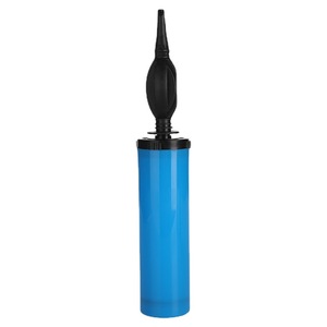Pompe à air manuelle Xijiale, couleurs macaron, gonfleur de ballons portable en plastique, type à pousser, embout universel - Product Image 5