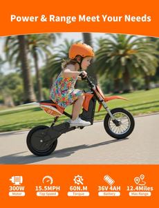 Moto électrique EU Stock HillMiles MileRocket 1 300W 36V pour enfants - Product Image 5