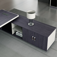 Bureau de direction moderne, mobilier de bureau royal antique luxueux, grand bureau en forme de L, design moderne, table de PDG, table de patron