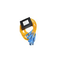 Divisor PLC de Fibra Óptica 1*16 SCAPC para Redes de Telecomunicaciones con Soporte IP GPRS, Conector Óptico Pasivo