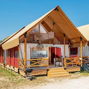Safari Luxury Resort Glamping Tent Leisure Resort Vacation Tents For A Hotel Rooms