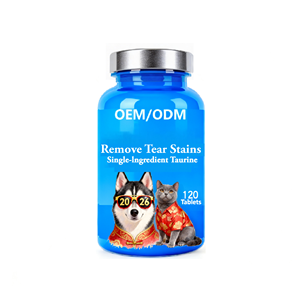 Le plus populaire : Flacon de 120 comprimés pour chiens et chats, soutien immunitaire, extrait de chardon-Marie, santé oculaire et hépatique, élimination des taches de larmes, OEM ODM - Product Image 1